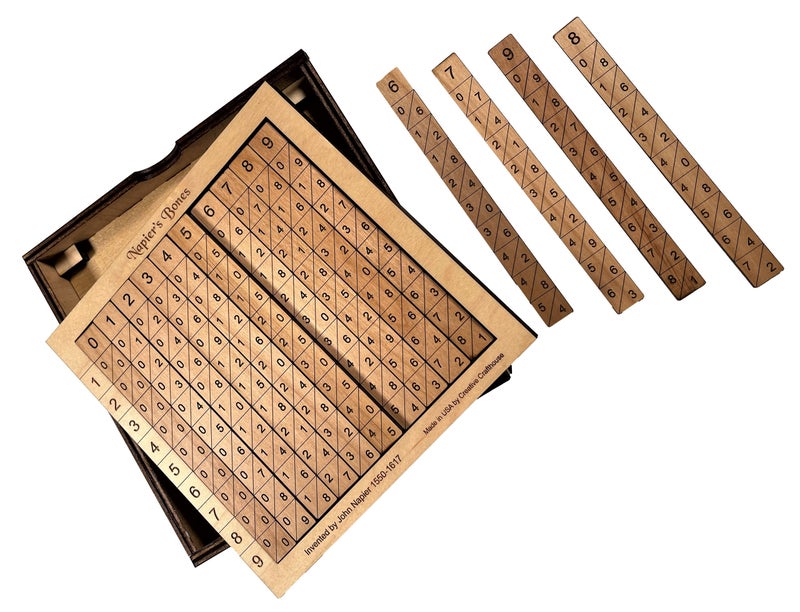 Creative Crafthouse Napiers Bones - Classic Math Calculator for Educators and Math Geeks - Image 3